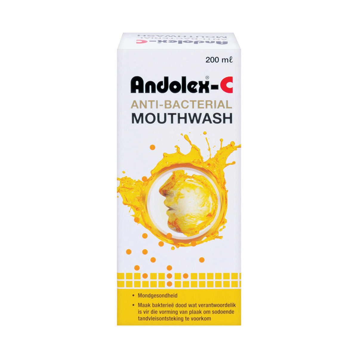 AndolexC AntiBacterial Mouthwash 200ml Med365