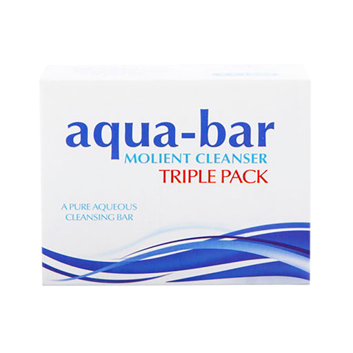 Aqua-bar Pure Aqueous Cleansing Bar Original 120g 3 Pack