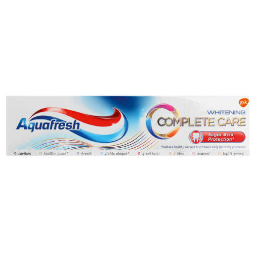 Aquafresh Toothpaste Complete Care Whitening 75ml