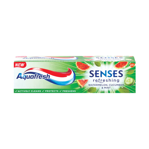 Aquafresh Toothpaste Senses Refreshing Watermelon, Cucumber & Mint