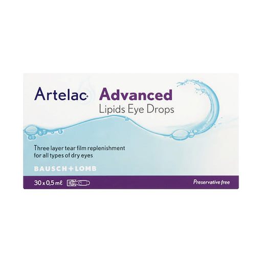 Artelac Advanced Lipids Eye Drops 0.5ml x 30 Doses