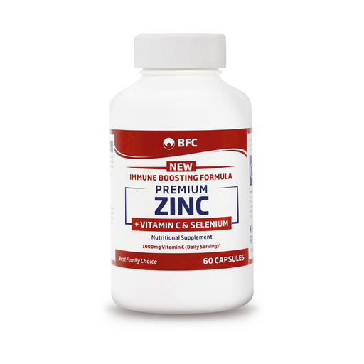 BFC Premium Zinc With Vitamin C And Selenium 60 Capsules
