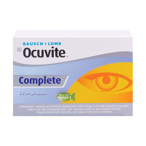 Bausch & Lomb Ocuvite Complete 60 Capsules