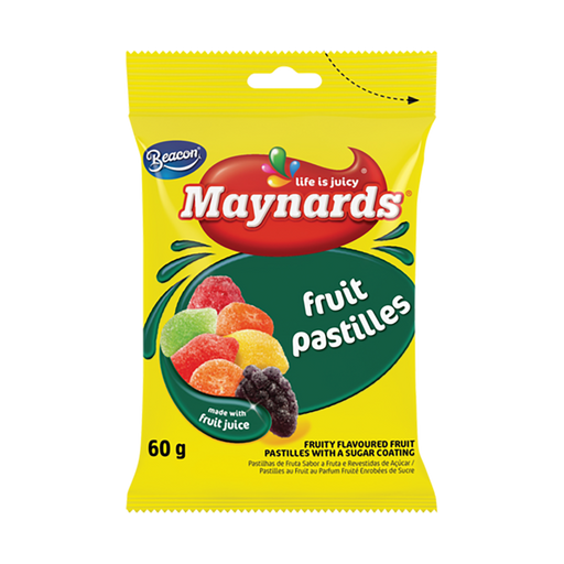 Beacon Maynards Fruit Pastilles 60g x 24 packs