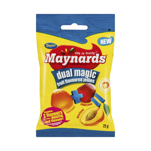 Beacon Maynards Fruity Flav Dual Magic Jellies 75g x 24 Bags