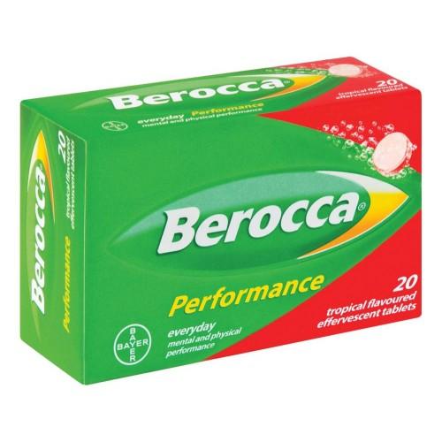 Berocca Performance Tropical 20 Effervescent Tablets