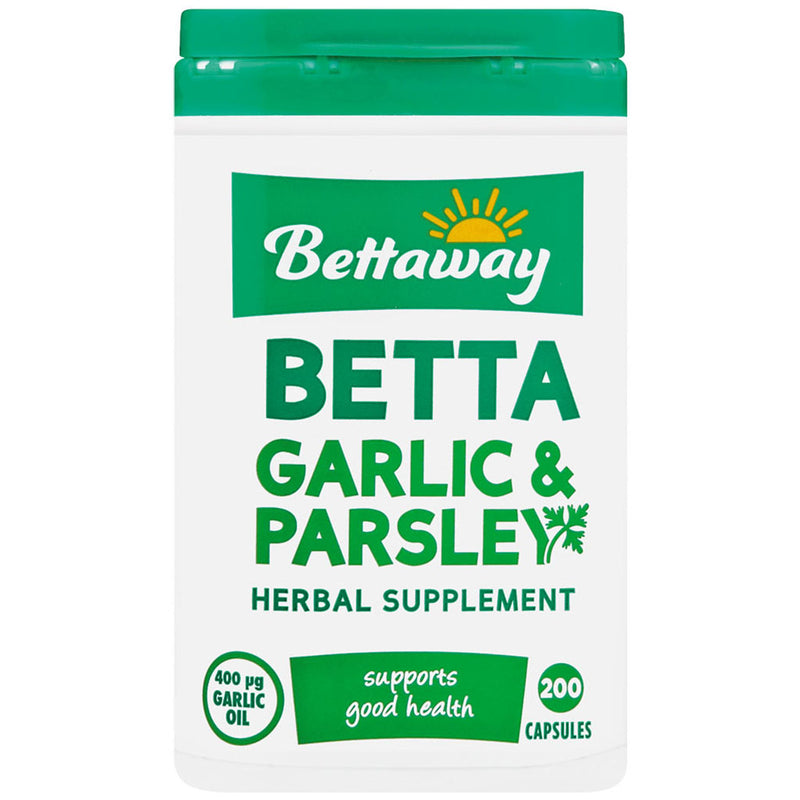 Bettaway Garlic & Parsley 200 Capsules
