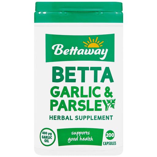 Bettaway Garlic & Parsley 200 Capsules