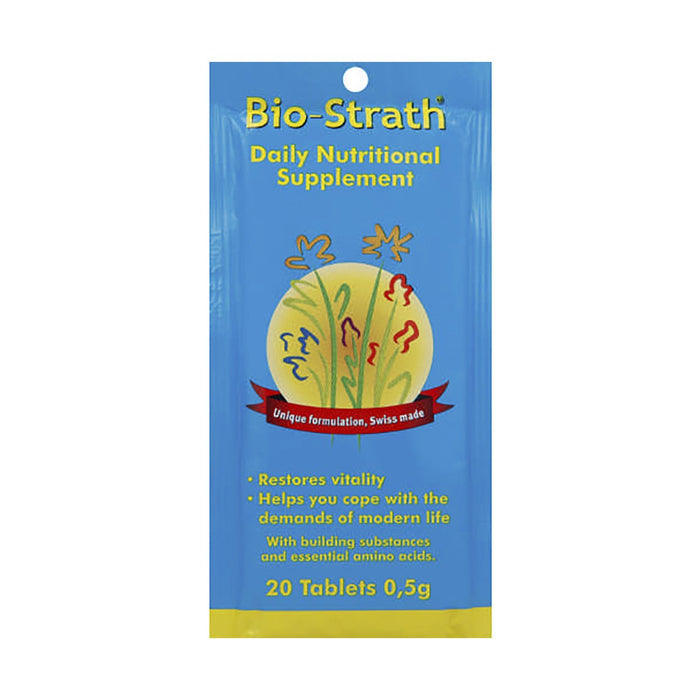 Bio-Strath Daily Nutritional Supplement 20 Tablets x 12 Sachets