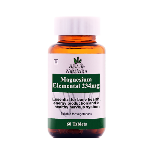 BioLife Magnesium Elemental 234mg 60 Tablets