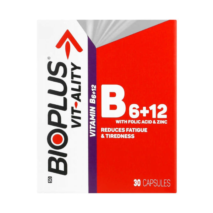 BioPlus Vit B6+12 30 Capsules