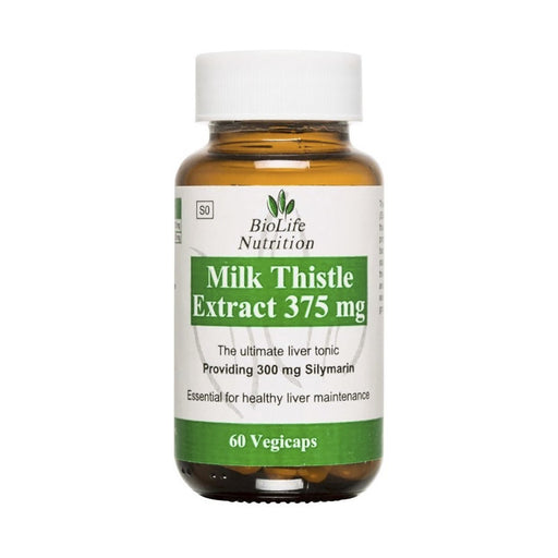 Biolife Milk Thistle Extract 375mg 60 Vegi Capsules