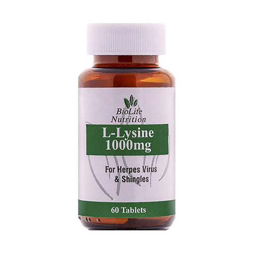 Biolife Nutrition L-Lysine 1000mg 60 Tablets