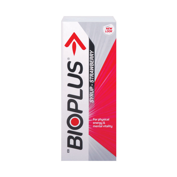 Bioplus Energy Tonic Strawberry Syrup 500ml - Med365