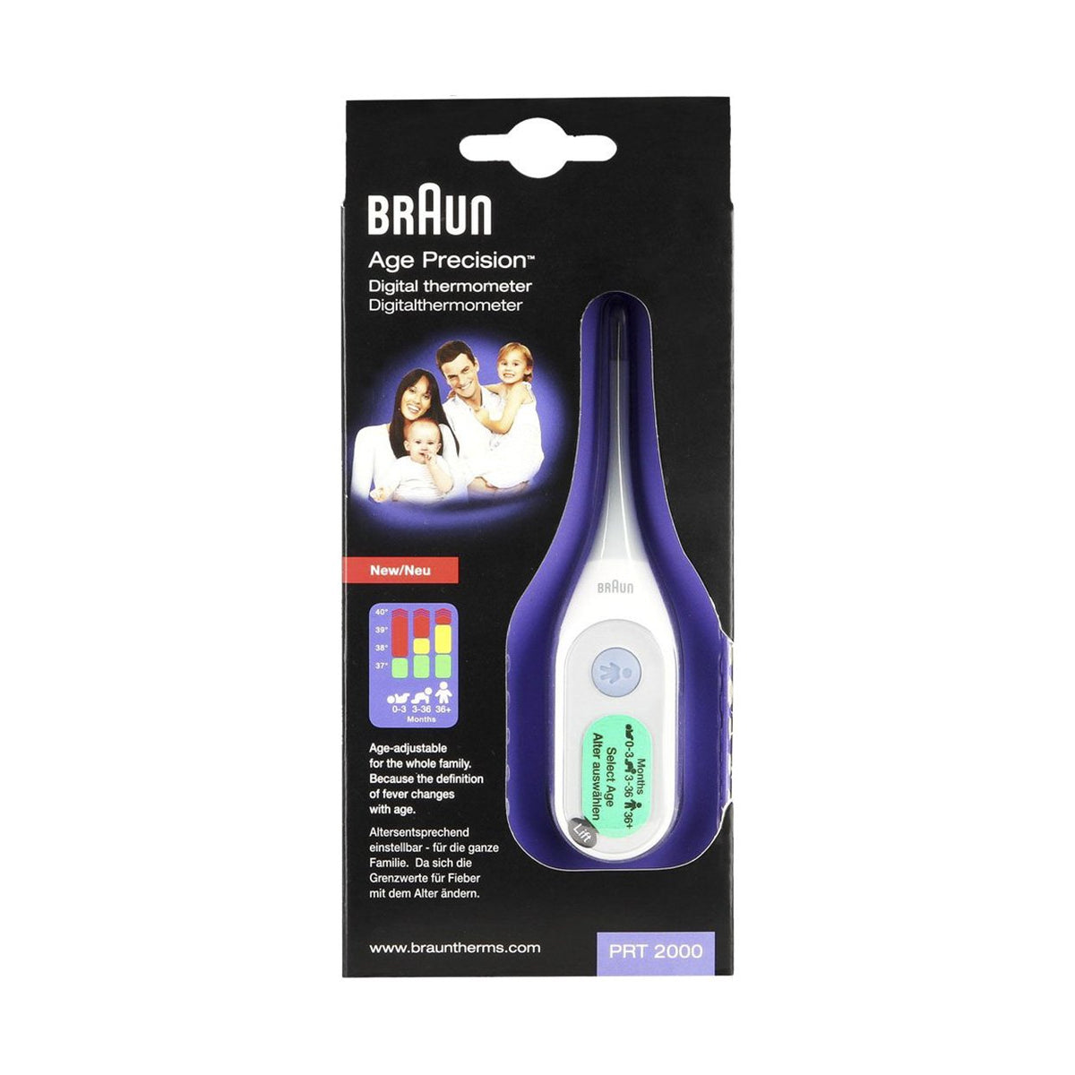 Braun Age Precision Digital Thermometer Med365