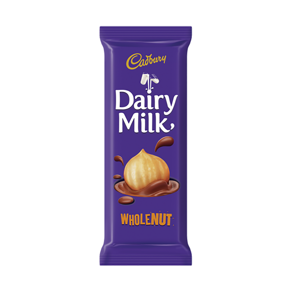 Cadbury Dairy Milk Wholenut 80g x 12 Bars Med365
