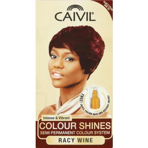 Caivil Colour Shines Semi Permanent Colour System Racy Wine 1 Application