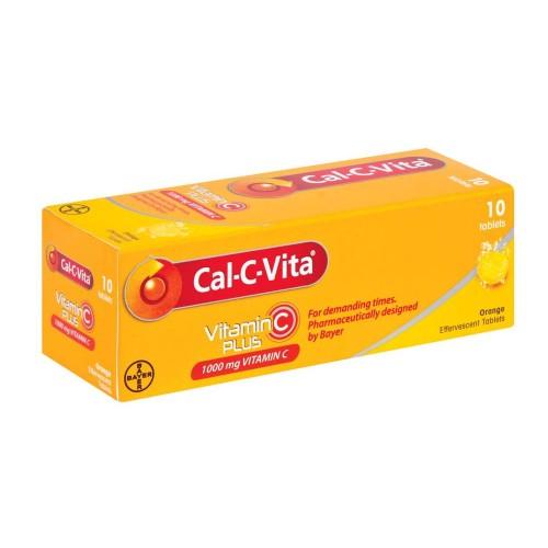 Cal-C-Vita Vitamin C Plus 10 Effervescent Tablets