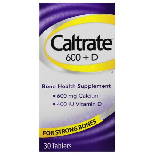 Caltrate 600 + D Bone Health Supplement 30 Tablets