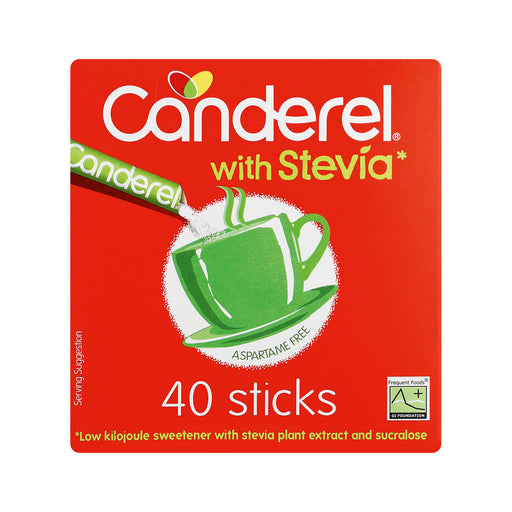 Canderel Stevia Low Kilojoule Sweetener 40 Sticks
