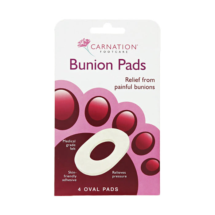 Carnation Bunion Pads 4 Oval Pads