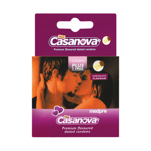 Casanova Condoms Chocolate 4 pack