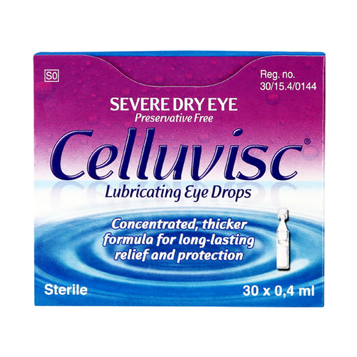 Celluvisc Lubricating Eye Drops 30 x 0.4ml