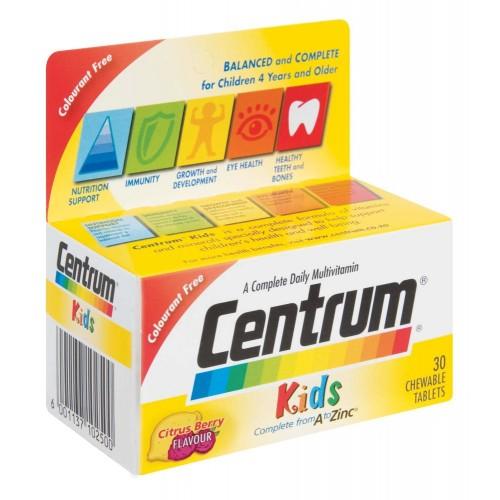 Centrum Nutrition Support Citrus Berry 30 Chewable Tablets