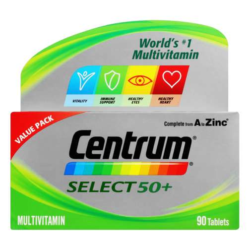 Centrum Select 50+ Multivitamin 90 Tablets