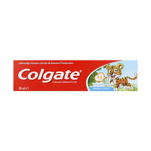 Colgate Toothpaste For Kids Bubblefruit 2-5 Years 50ml