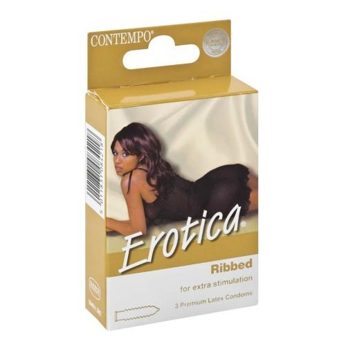 Contempo Condoms Erotica Rib 3
