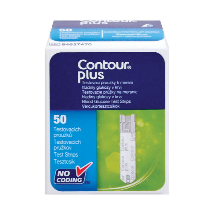 Contour Plus 50 Blood Glucose Test Strips