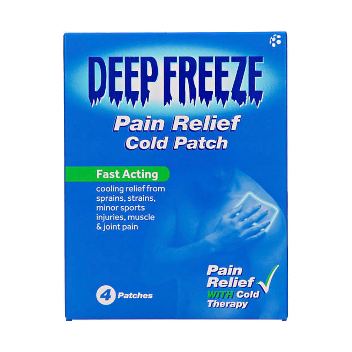 Deep Freeze Pain Relief Cold Patches 4 Pack Med365