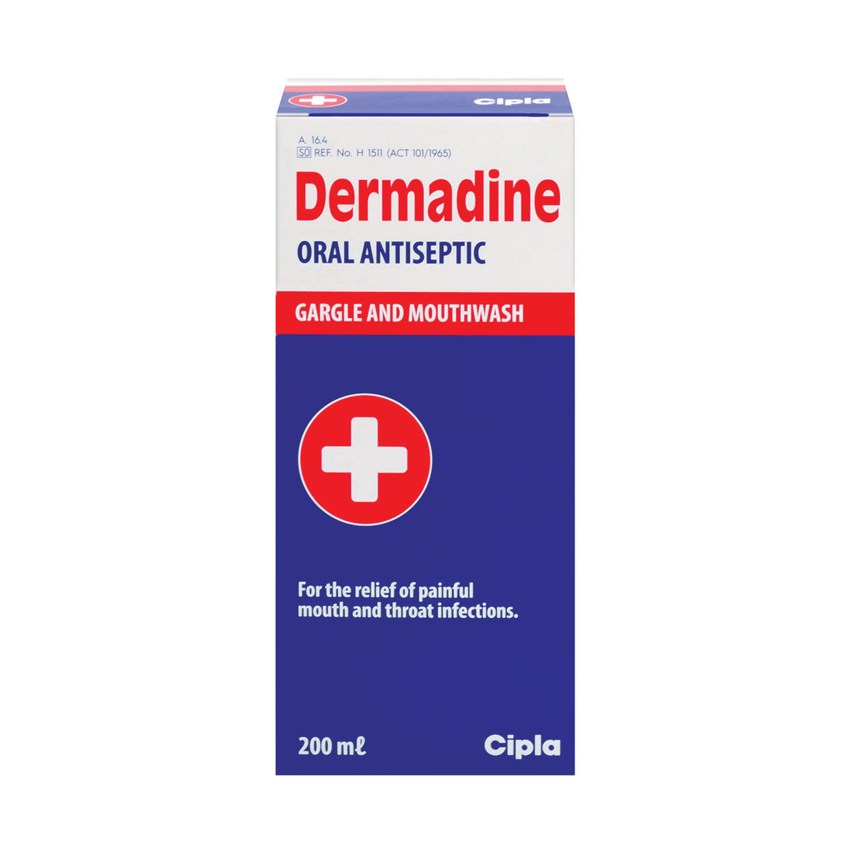Dermadine Oral Gargle 200ml Med365