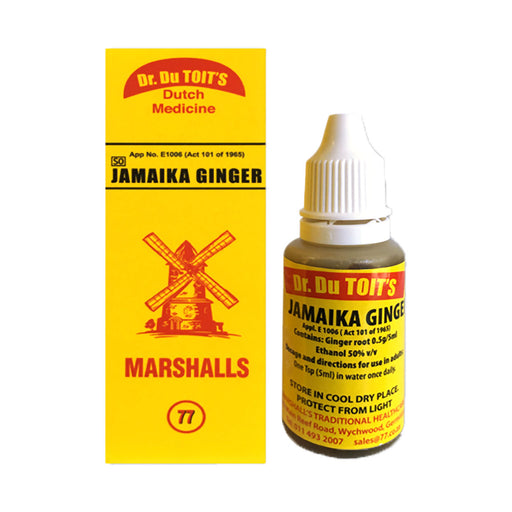 Dr Du Toit Jamaika Gemmer 20ml