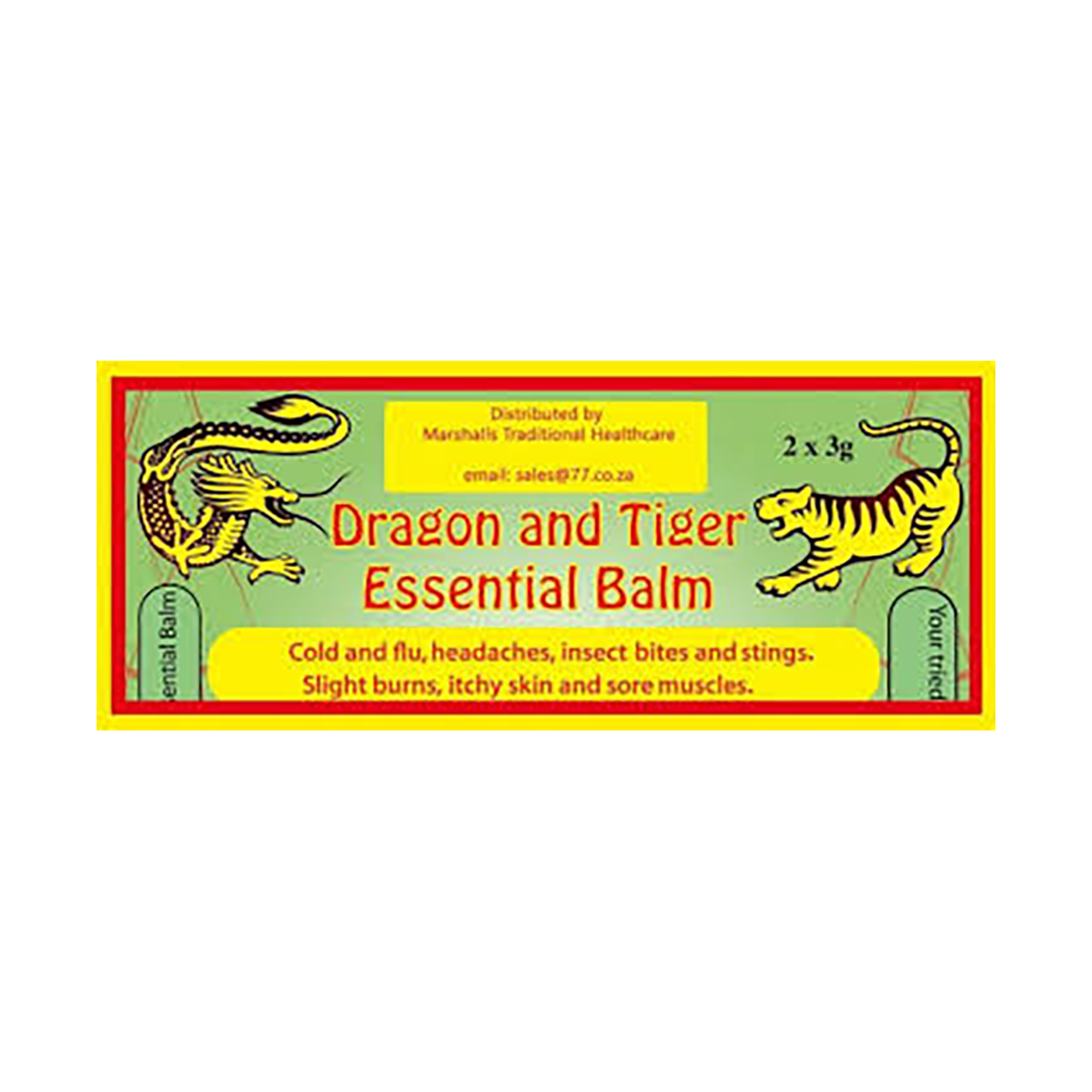 Dragon & Tiger Balm 3gx2 x 12 Units Med365
