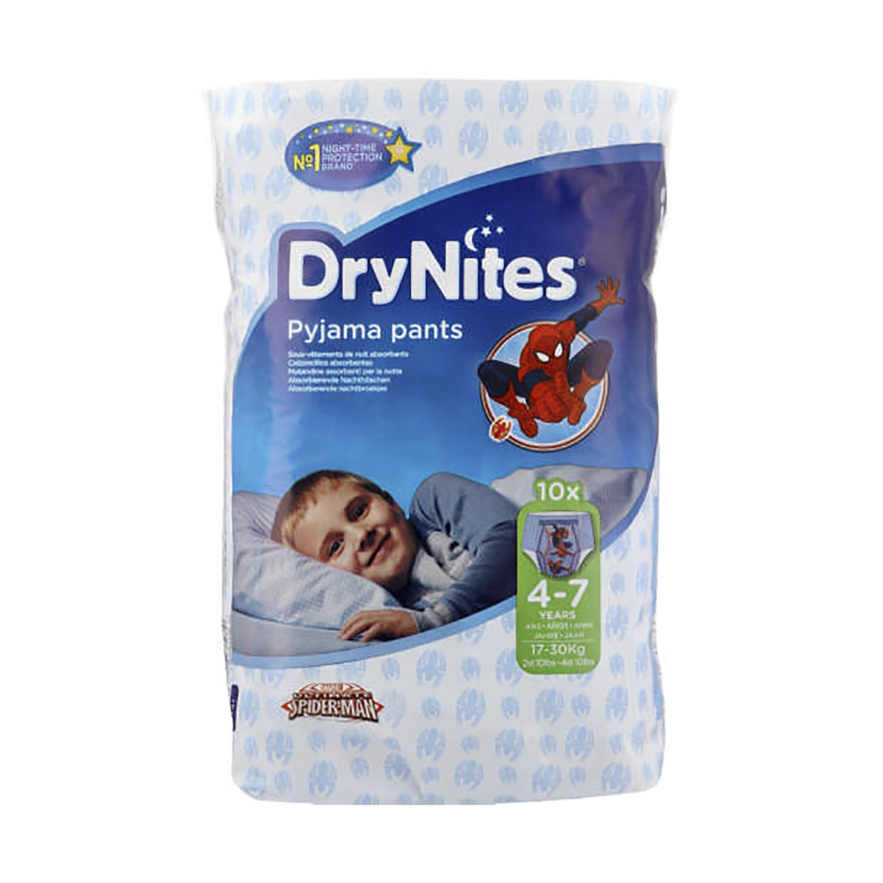 DryNites Boys Pyjama Pants 4-7 Years 10 Pack - Med365