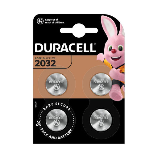 Duracell Lithium 2032 4 Batteries