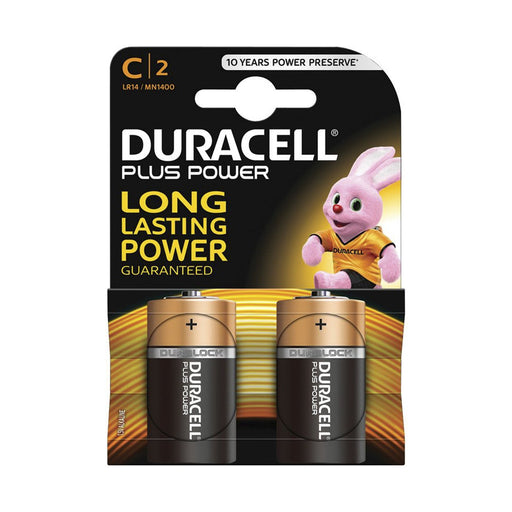 Duracell Plus Power C 2 Pack