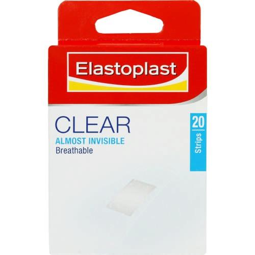 Elastoplast Clear Breathable Strips 20