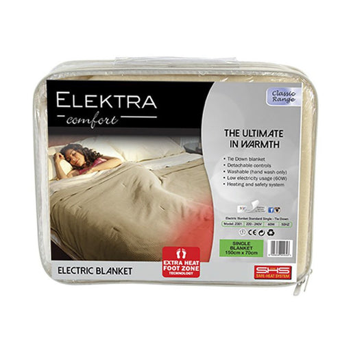 Elektra Electric Blanket Single