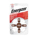 Energizer Zinc Air Batteries Size 312 4 Pack