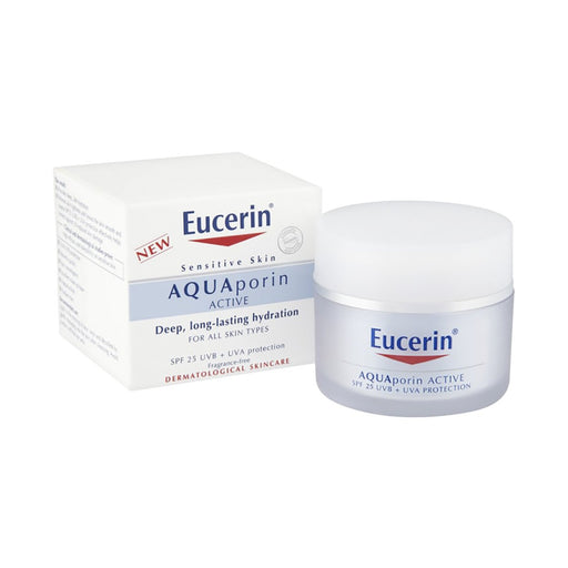 Eucerin Aquaporin Active Deep Long Lasting Hydration SPF25 UVB +UVA Protection Cream 50ml