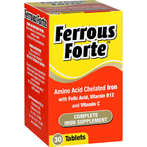 Ferrous Forte Complete Iron Supplement 30 Tablets