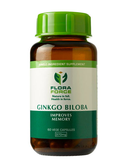 Flora Force Ginkgo Biloba 370mg 60 Capsules