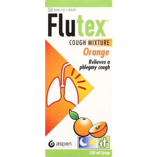 Flutex Cough Mixture Orange 100ml