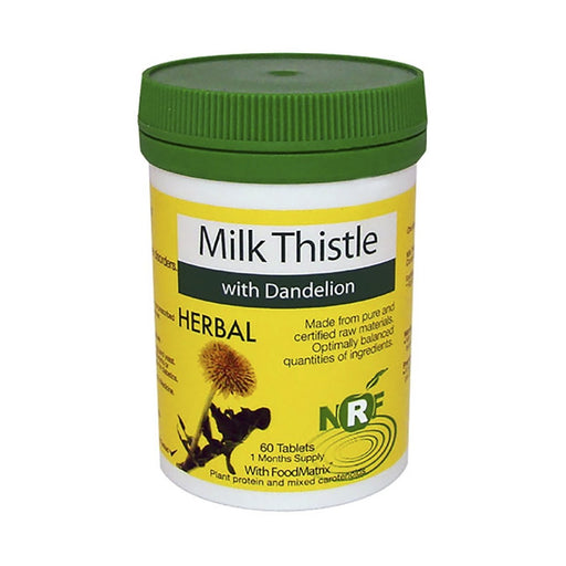 Food Matrix NRF Milk Thistle with Dandelion 60 Tablets