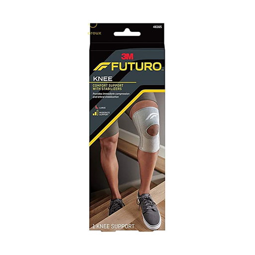 Futuro Knee Comfort Support with Stabilizers Large Beige