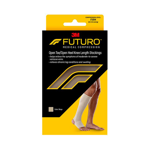 Futuro Open Toe-Heel Knee Length Stocking - Extra Large