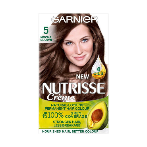 Garnier Nutrisse Creme Permanent Nourishing Hair Colour Mocha Brown 5